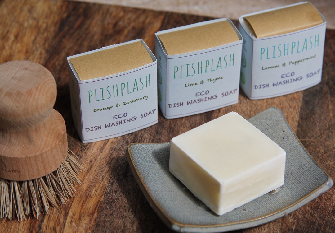 Dish Washing Soap Bar set of 3 Etsy