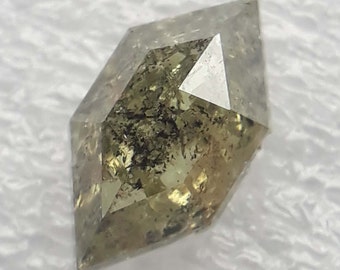 1.09 Cts Salt and Papper Loose Diamond Light Green Color Fancy Shape Diamond,Geometric Diamond Best Price Jewelry Stone...8.73M×3.00M×4.66M