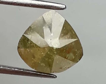 1.21 Ct/1 Stuks Uitstekende Natuurlijke Grote Groene Vorm van het Kleurenhart Losse Diamant, Gefaceteerde Diamant, Opgepoetste Diamant, Juwelenringen 6.60X4.15X6.13M