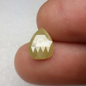 1.67 CT Natural Huge Collection Pear Shape Diamond Light Yellow Color Pear Diamond Rose Cut Diamond Brilliant Cut Diamond 8.852.736.81 MM image 6
