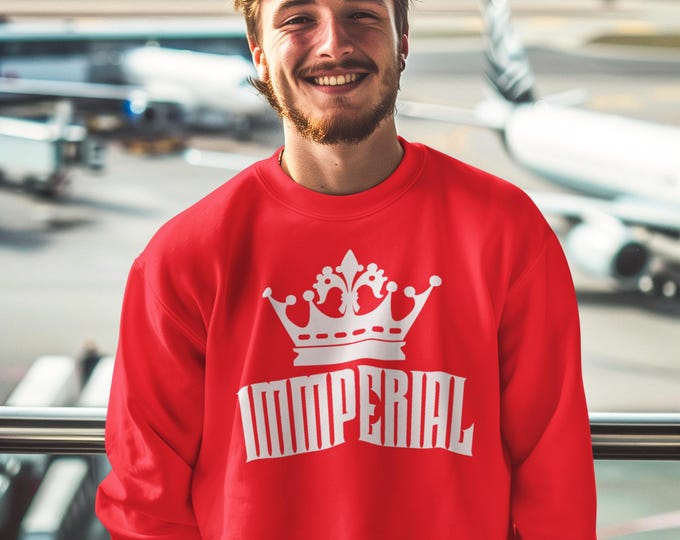 Immperial Wear Brand Unisex Signature Crown Sweatshirt
