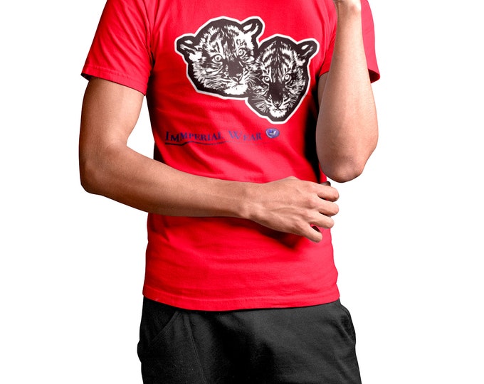 Immperial Wear Black Tiger Crew Neck Unisex T-shirt