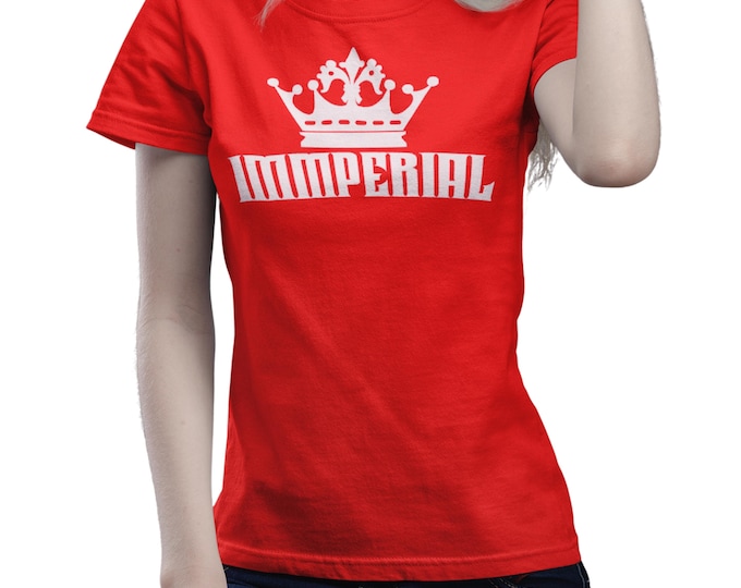 Immperial Queen Crown Solid Color T shirt