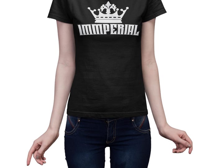 Immperial Queen Crown Solid Color T shirt