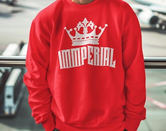 Immperial Wear Brand Unisex Signature Crown Sweatshirt