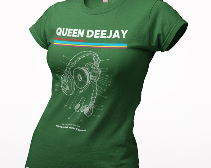Immperial Wear  Queen Deejay Crew Neck T-shirt