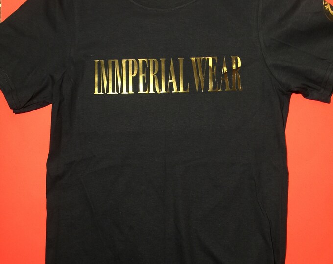 Immperial Wear gold graphics Unisex Crew neck T-shirt