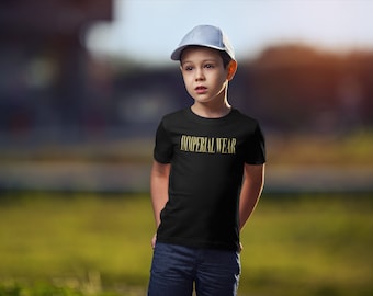 Immperial Wear gold graphics Kids T-shirt