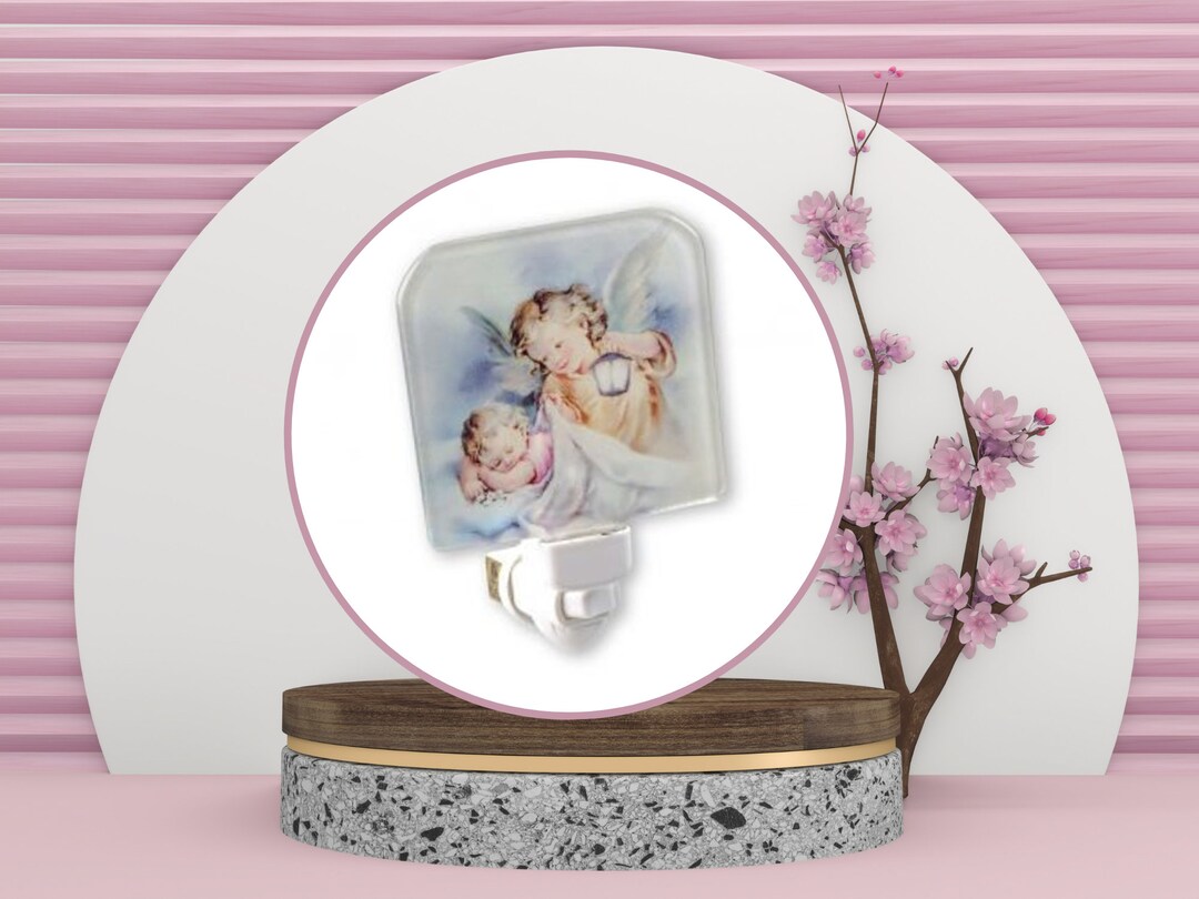 Guardian Angel Night Light Etsy