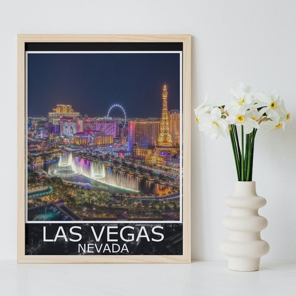 Las Vegas Nevada - Cityscape Sunset - LV Strip - Vacation - Night Time City Scape - Las Vegas Design - Welcome to Las Vegas PNG