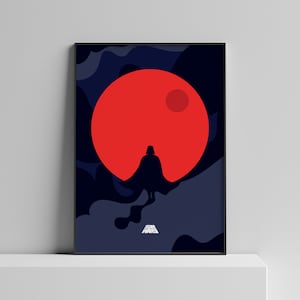 Star Wars Darth Vader Poster, Wall Art, Printable and Available For Instant Download