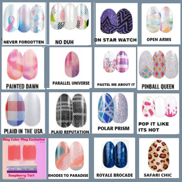 Color Street  RETIRED Nail Designs* 100% Real Nail Polish * Made In The USA * Tons Of Colors To Choose From