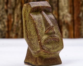 Moai Coal tiki mug / tiki mug / unique handmade ceramic Mug / tiki culture lovers / mug sculpture / cocktail mug / tiki bar equipment