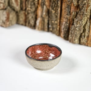 Copitas Red Traditional - Tequila - Mezcal - Mexican Ritual - Ceramic Vessel- 4 pcs set