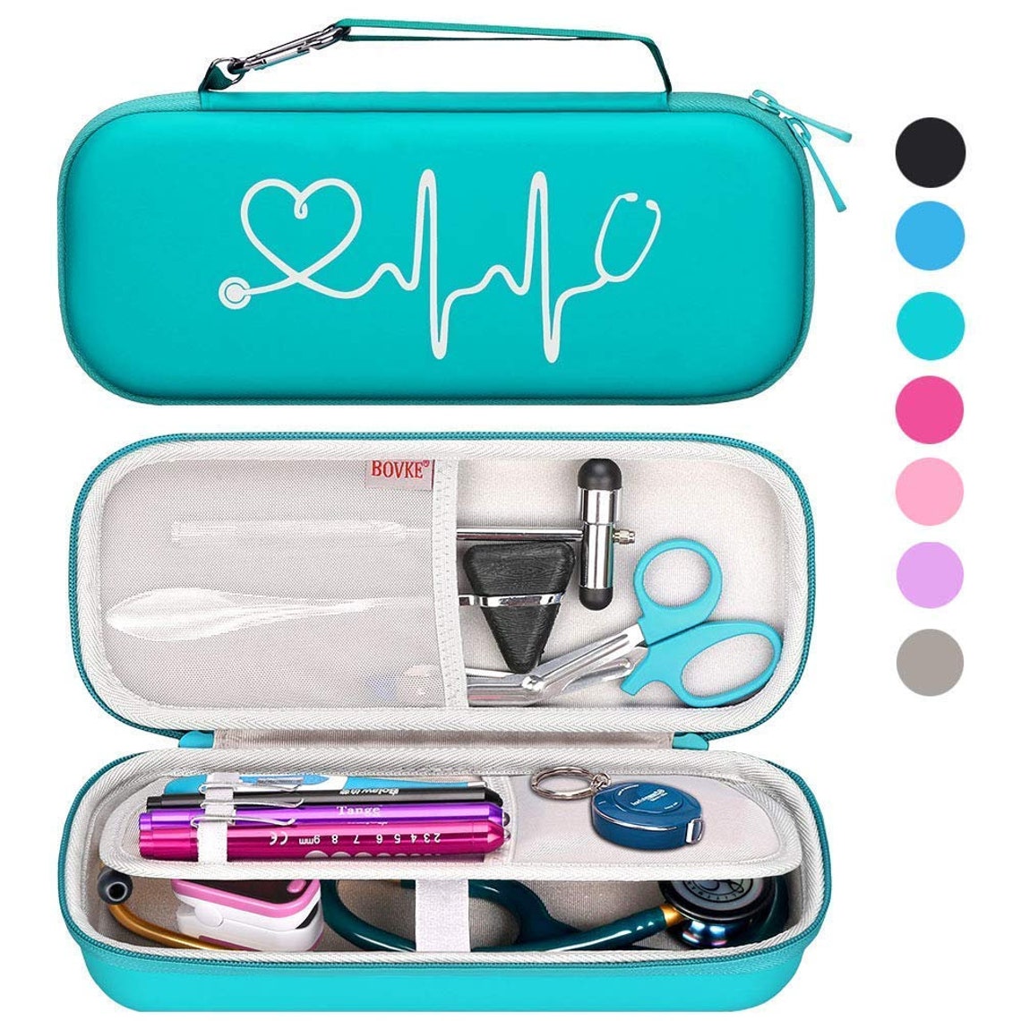 Green Bling Personalized Custom Stethoscope Case Hard Etsy