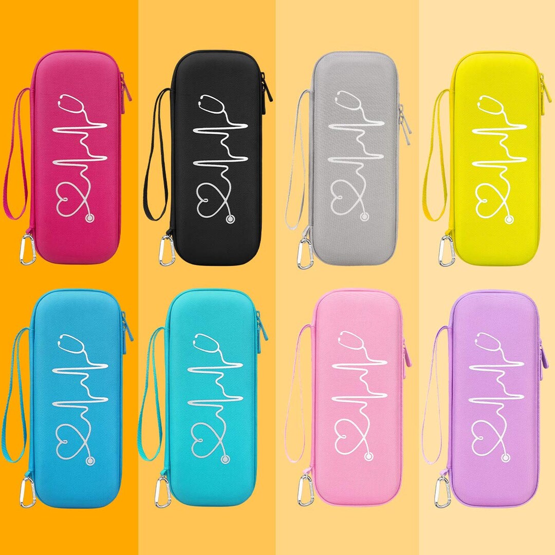 Colored Personalized Custom Stethoscope Case Hard Carrying Etsy