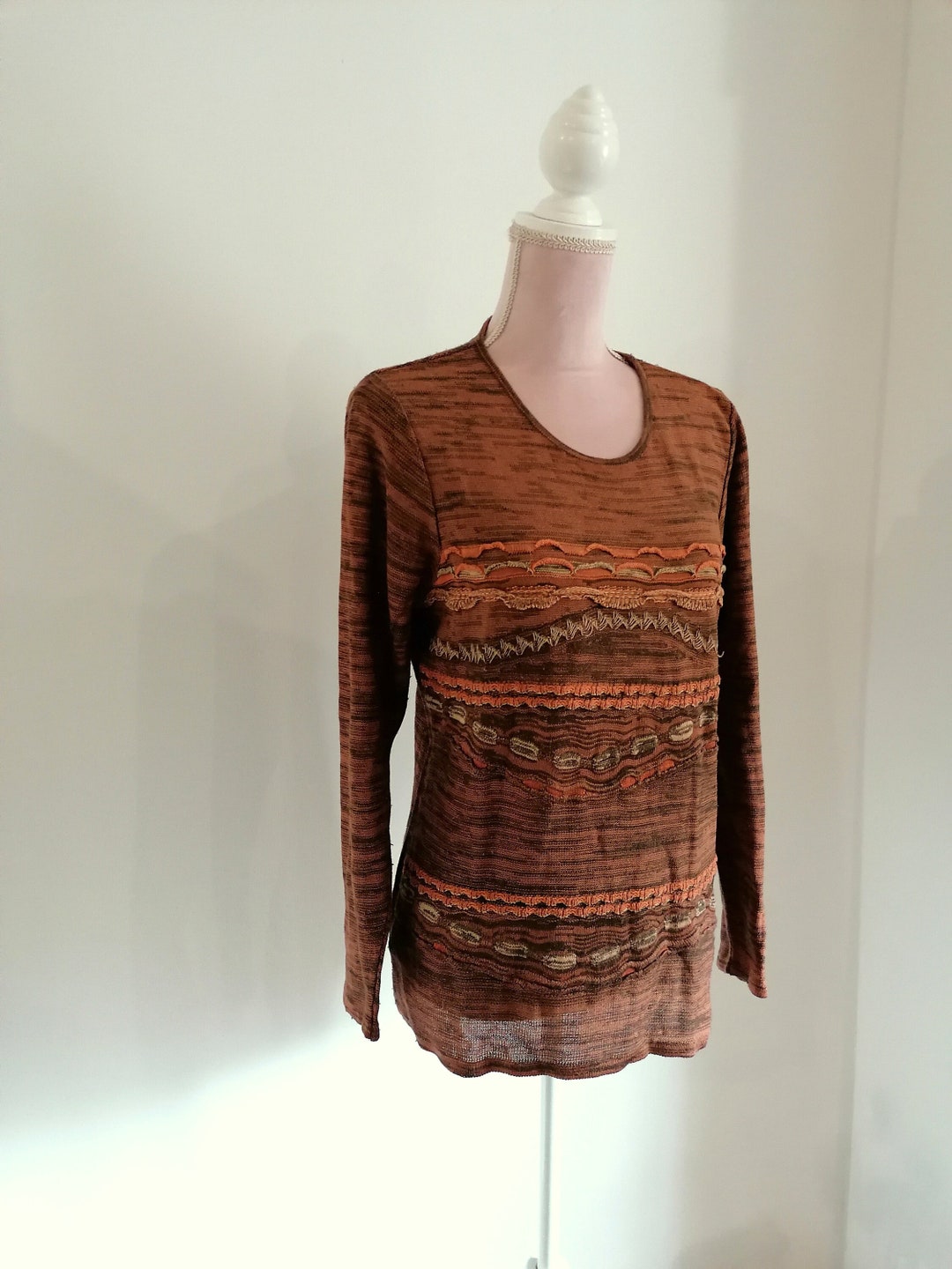 Vintage Women's Shirt / Long Sleeves / Retro 90s Etsy