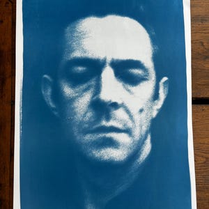 Large format Cyanotype - portrait