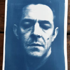 Large format Cyanotype - portrait