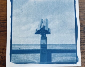 seascape / original cyanotype print