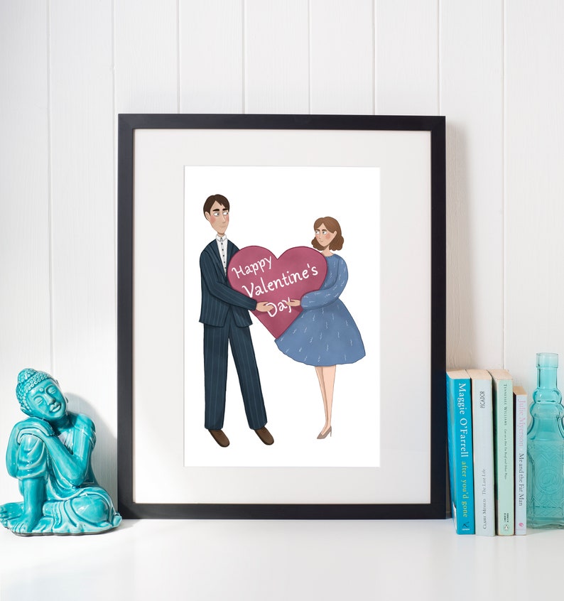Soulmate drawing Custom caricature Drawing from photo Gift from bride Family portrait Cartoon yourself Art commission 1st anniversary gift