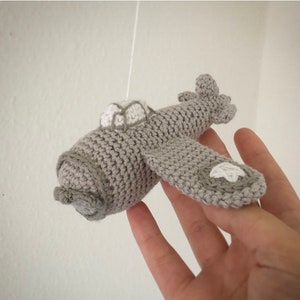 Airplane crochet pattern DK & ENG