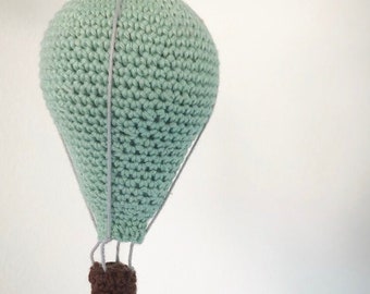 Hot air balloon crochet pattern (DK & ENG)