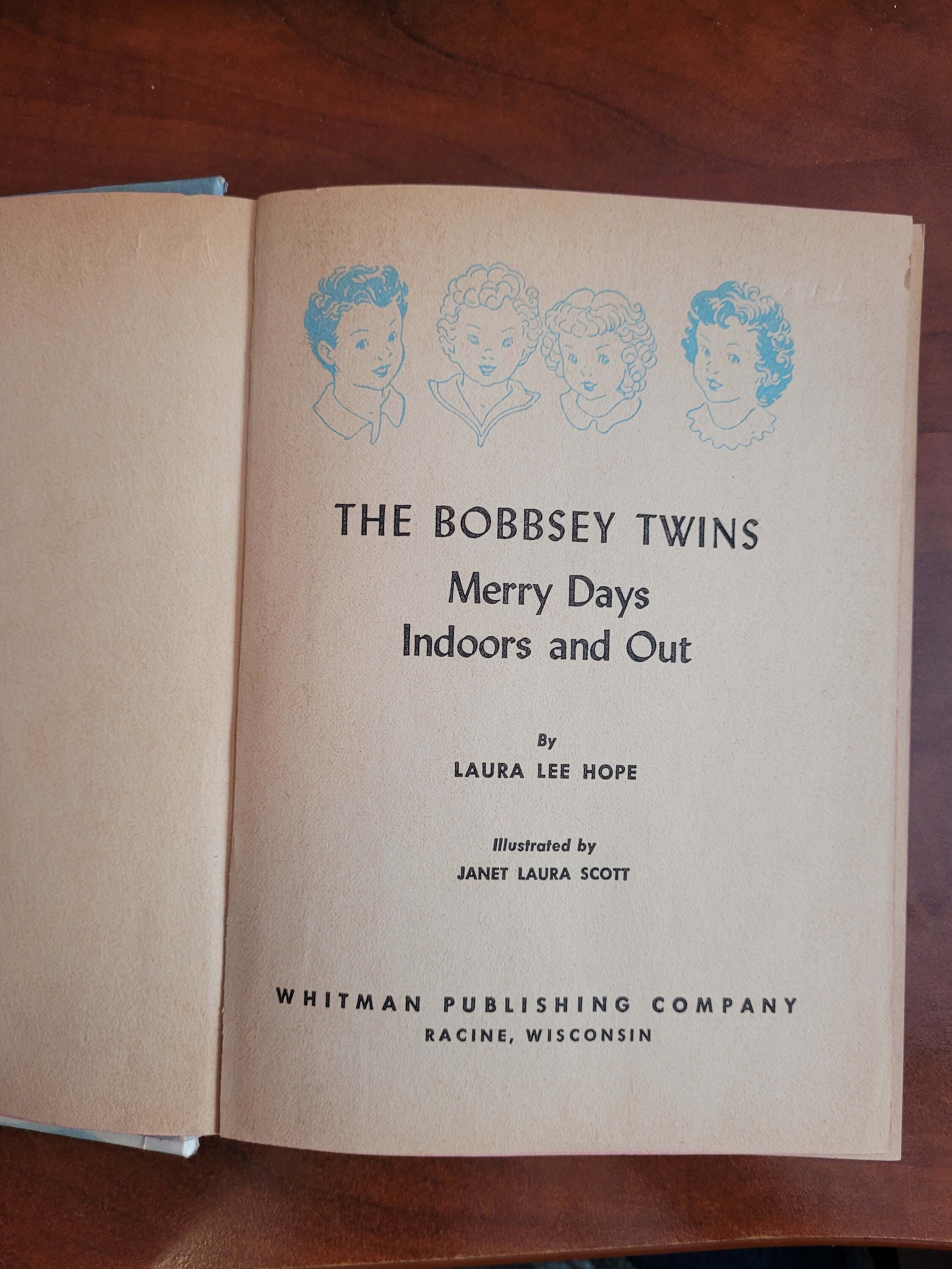 The Bobbsey Twins - Merry Days Indoors and Out, 1950 Edition - Etsy