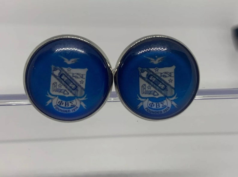 2 Variations Shield Cuff Links For Phi Beta Sigma