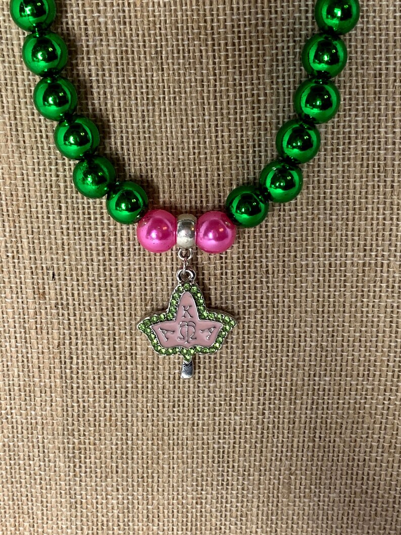 Ivy Leaf Necklace for Alpha Kappa Alpha for AKA