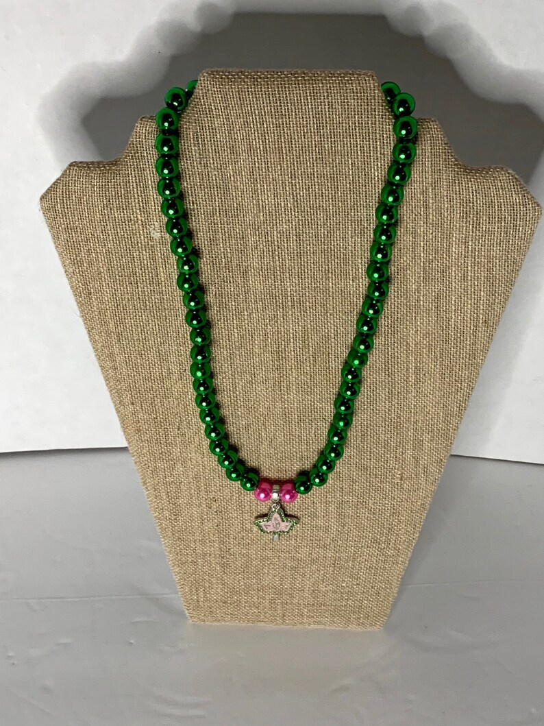 Ivy Leaf Necklace for Alpha Kappa Alpha for AKA