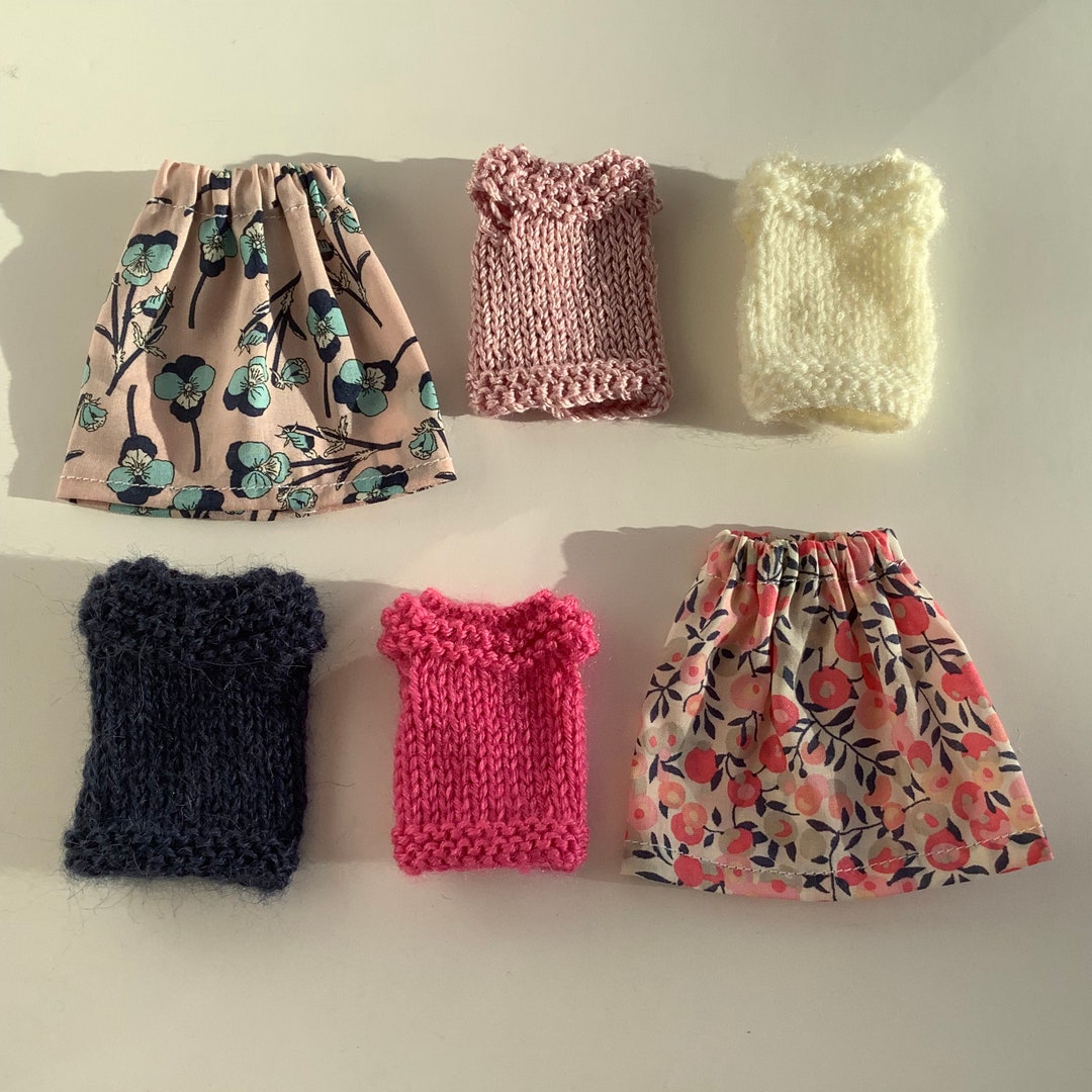 Handmade Dolls Clothes for Recycled Bratz Doll. Upcycled Dolls Clothes