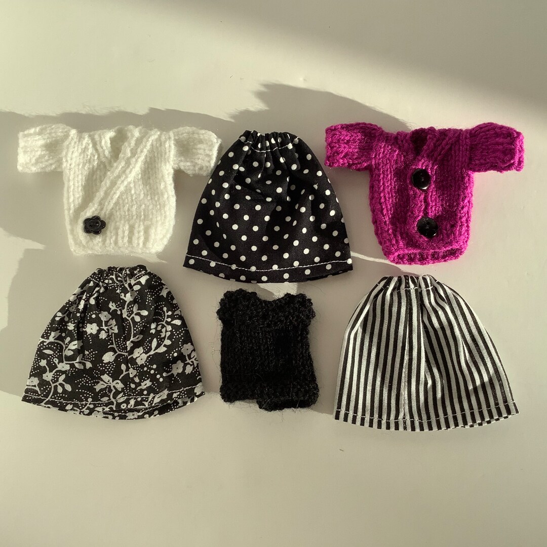 Handmade Dolls Clothes for Recycled Bratz Doll. Upcycled Dolls Clothes