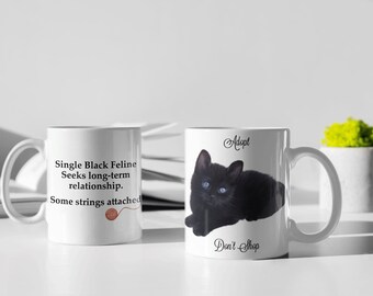 Cat Rescue Mug - Feline Rescue - Cat Mug - Cat Coffee Mug - Animal Rescue Mug