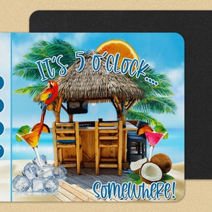 Tikki Mousepad - Personalized Beach Mousepad - Beach Bar Mousepad