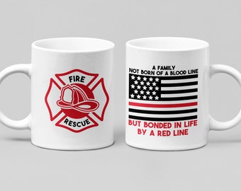 Firefighter Mug-Fireman Mug-Firefighter Gift-Inspirational Firefighter Mug-11 oz Classic Mug