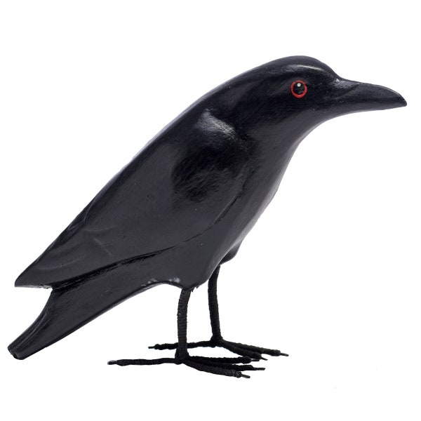 Crow wood carving - 20cm.