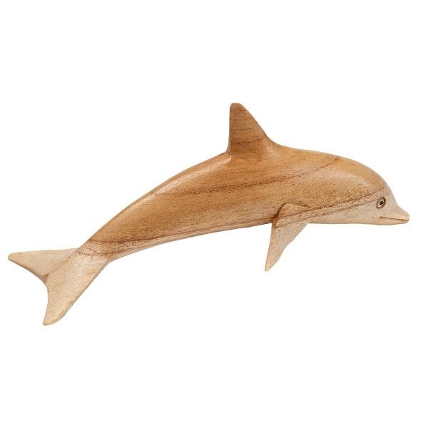 Delfin - natürliche Holzschnitzerei