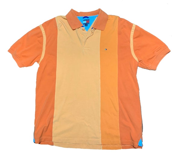tommy hilfiger polo orange