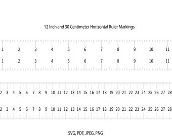 printable ruler etsy