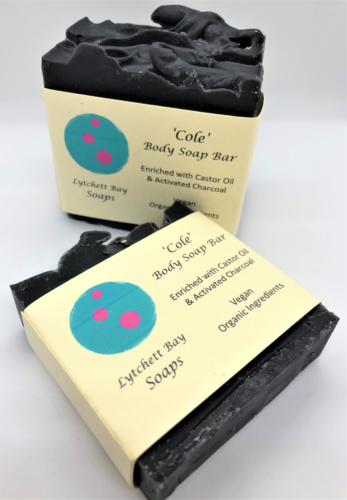 Cole soap bar handmade vegan soap scented with essential Etsy