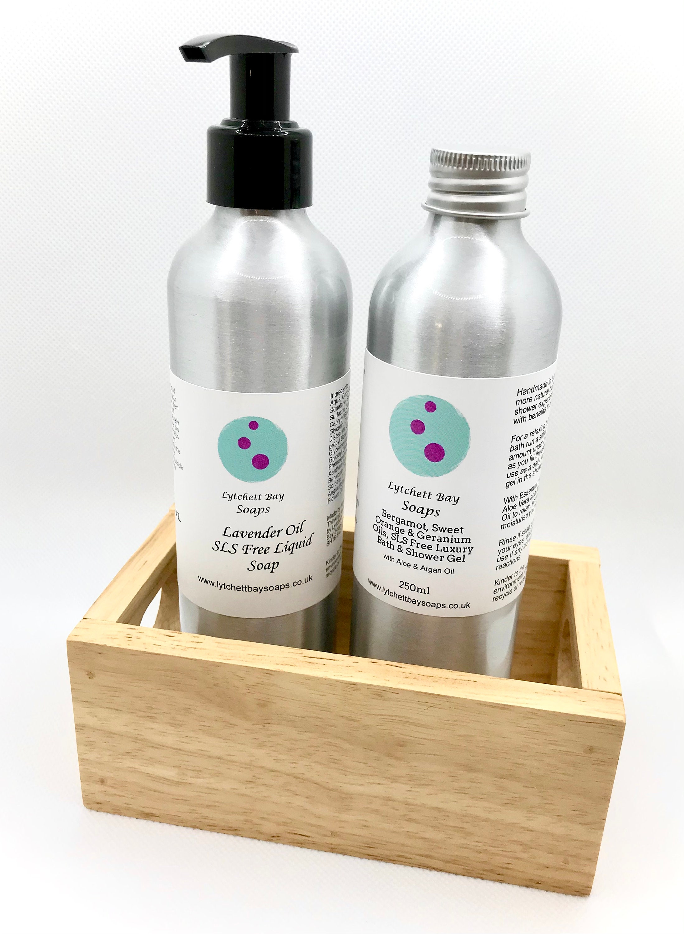 SLS free Liquid Soap & Shower/Bath Gel Set with essential Etsy