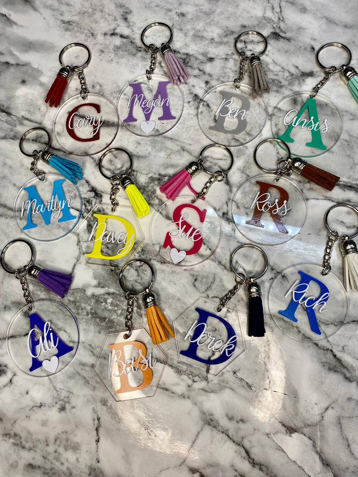 Key chain Key Ring personalised Etsy