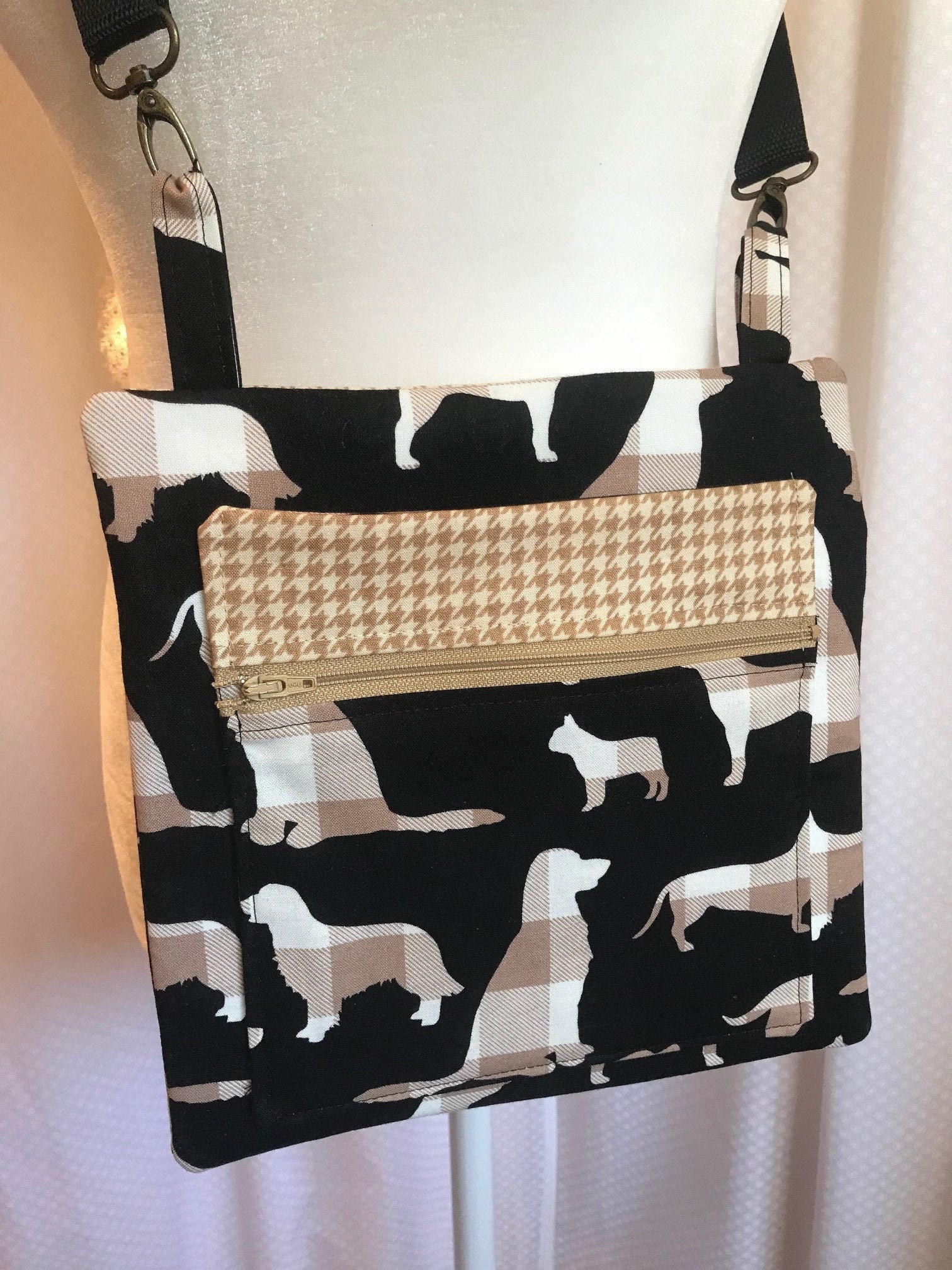 Dog Walker Cross Body Bag Cross Body Bag Dog Walking Bag Messenger Bag Dog Shoulder Bag Pet