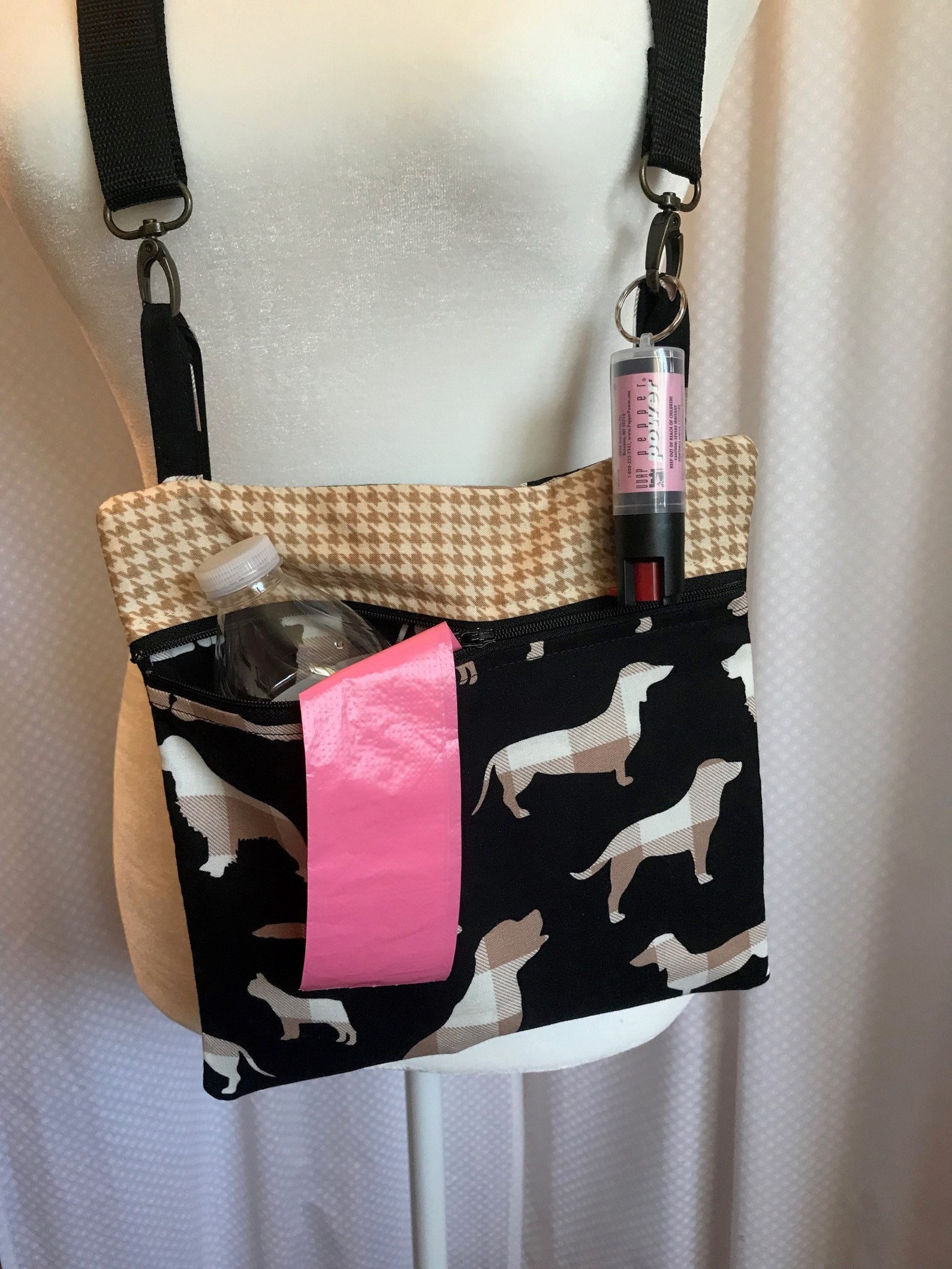 Dog Walker Cross Body Bag Cross Body Bag Dog Walking Bag Etsy