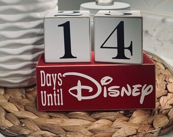 Disney Countdown Blocks - Etsy