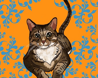 Digital Pet Portrait