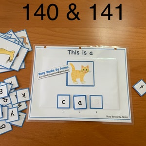 Printable Busy Book Activity: Spelling