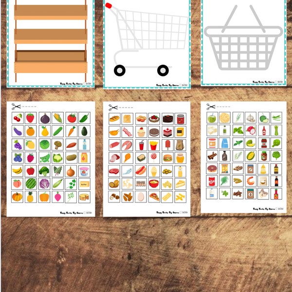Printable Grocery Shopping Activity