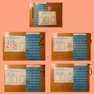 I can do math! Printable activity to teach addition and subtraction.